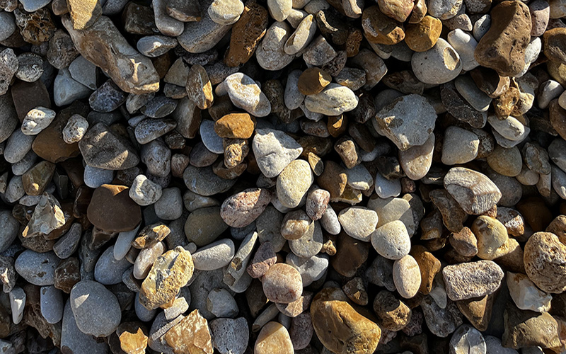 Image of 1-2 inch Austin River Rock sold by Farr's Landscape Supply and Sod