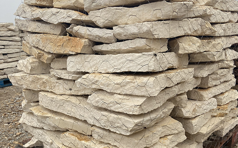 Image of Limestone Flagstone sold by Farr's Landscape Supply and Sod