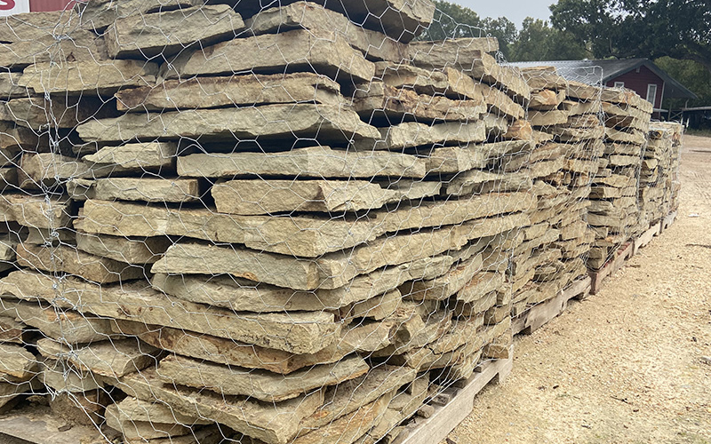 Image of Sandstone Flagstone sold by Farr's Landscape Supply and Sod